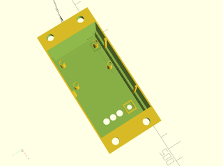 The case, openscad